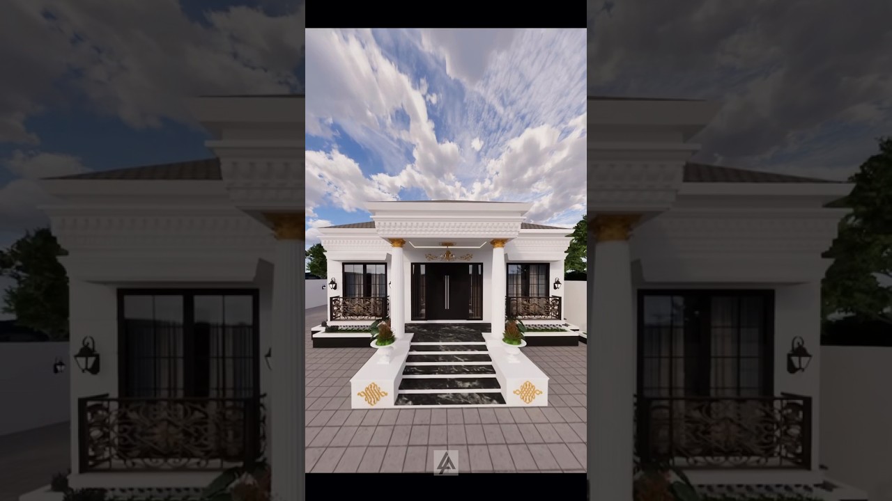 Rumah klasik 10x14 #rumahklasik #rumahidaman #rumahminimalis #desainrumahminimalis