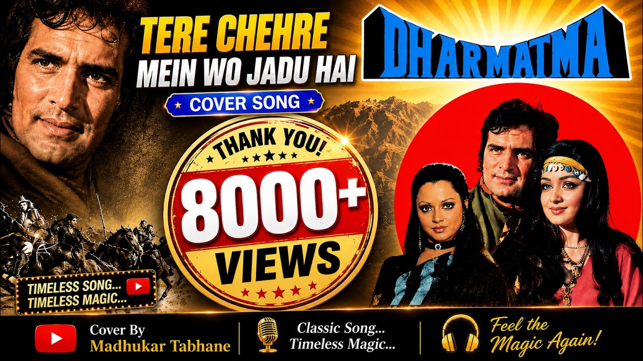 Tere Chehre Mein Woh Jaadu Hai Cover Song | Old Hindi Romantic Cover | Kishore Kumar Tribute