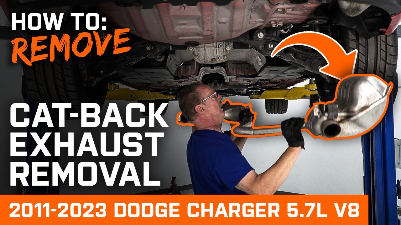 Как снять стандартный выхлоп Cat-Back | Charger 5.7L 2011-2023