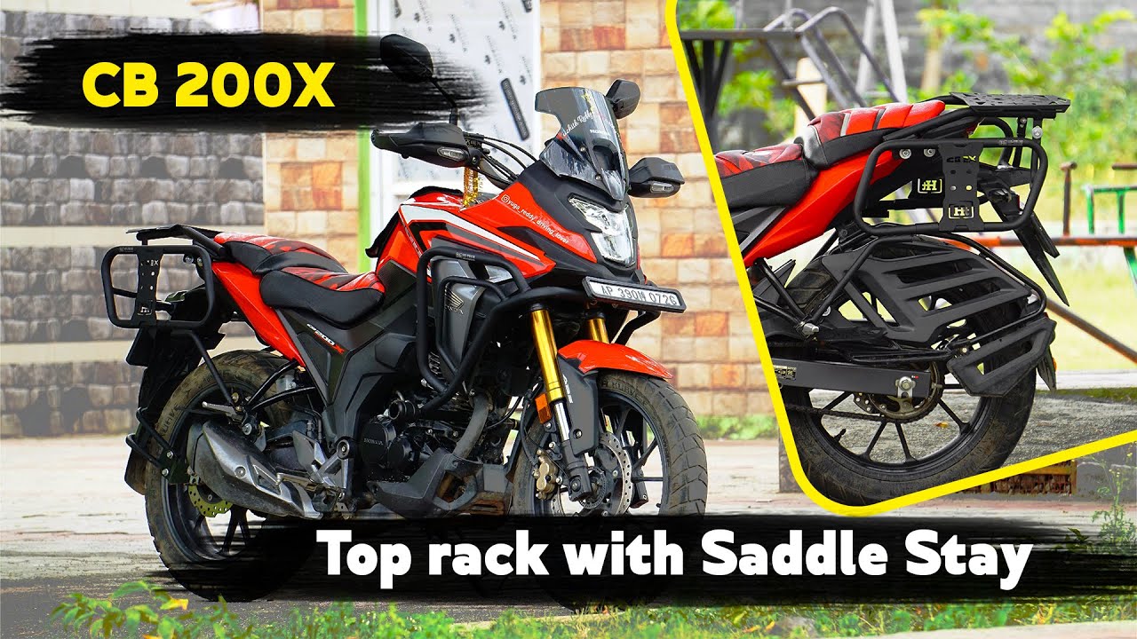Honda CB 200X Top Rack + Saddle Installation Guide | Easy DIY How-To