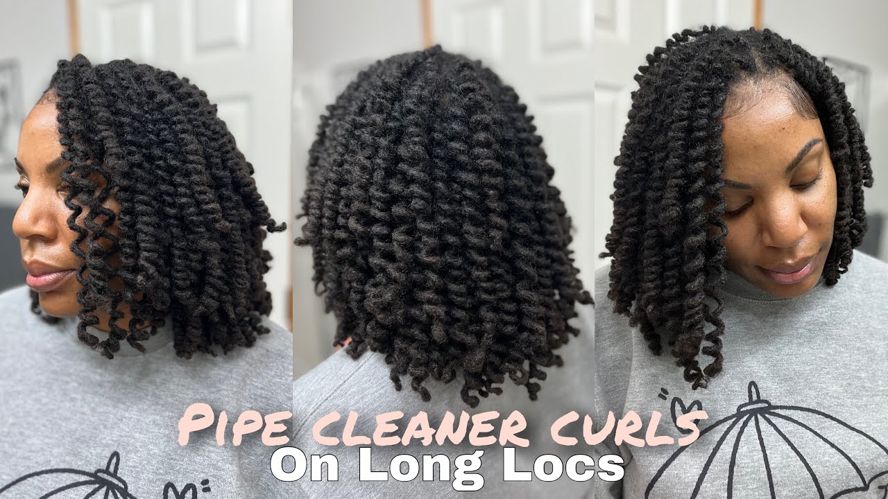 Pipe Cleaner Curls (Style Take Down After 3 Weeks) Locs | Rebekah Elaine