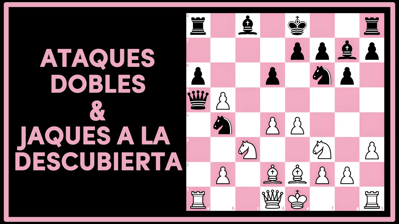 Ataque Doble y Jaque a La Descubierta | Empieza a Aprender TÁCTICAS Desde Cero | AJEDREZ