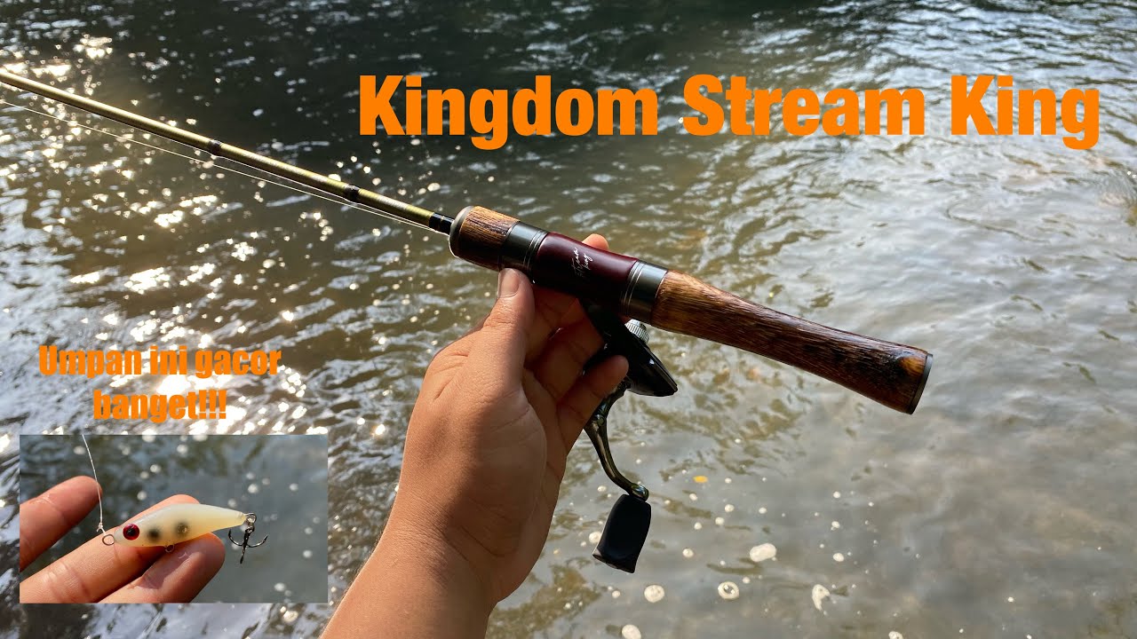 UNBOXING ROD KINGDOM STREAM KING!!! Langsung kita amiskan 🎣