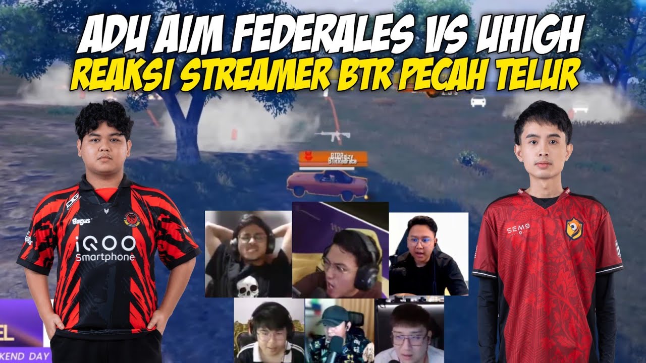 REACTION STREAMER BTR WWCD !! ADU AIM FEDERALES VS UHIGH | PMSL SEA FALL