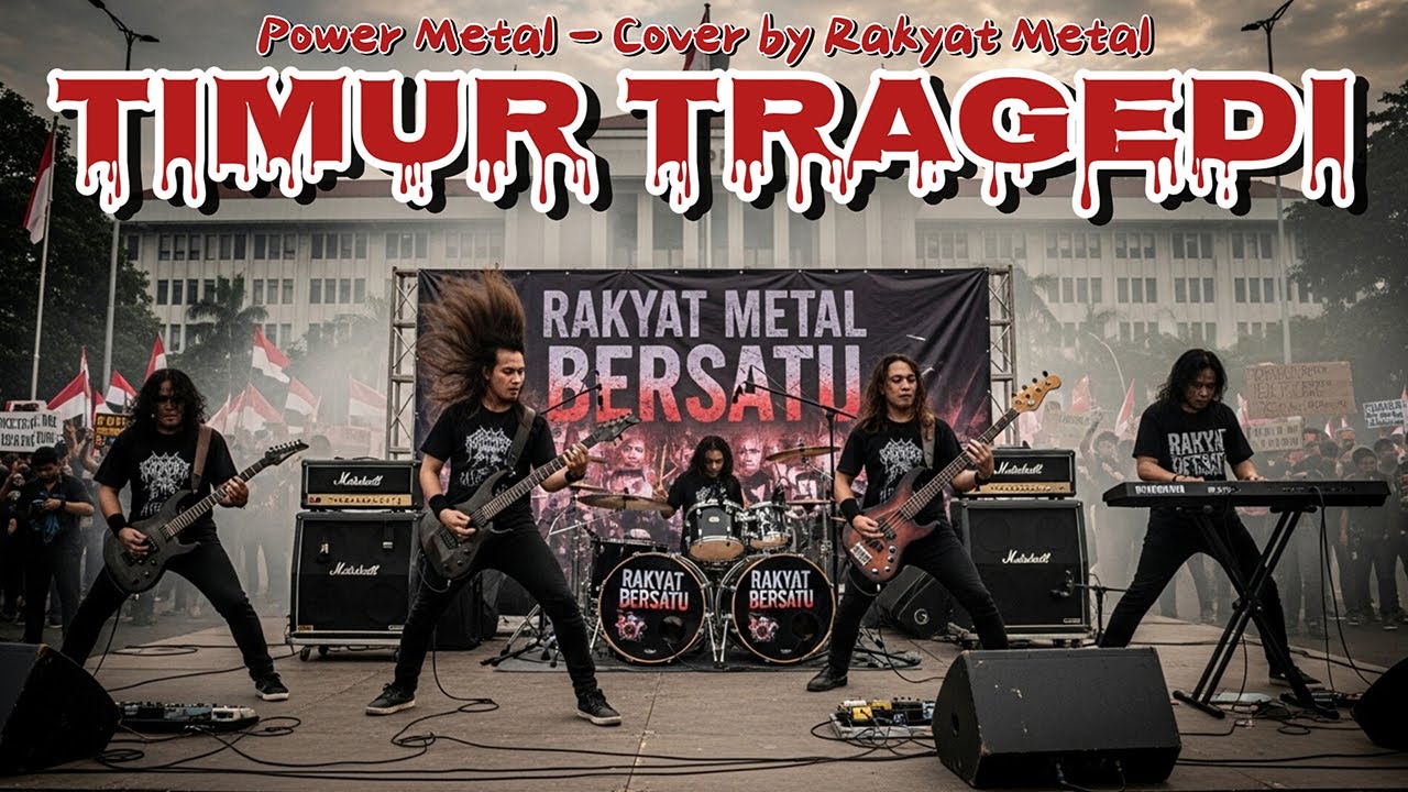TIMUR TRAGEDI - POWER METAL | COVER BY RAKYAT METAL \M/