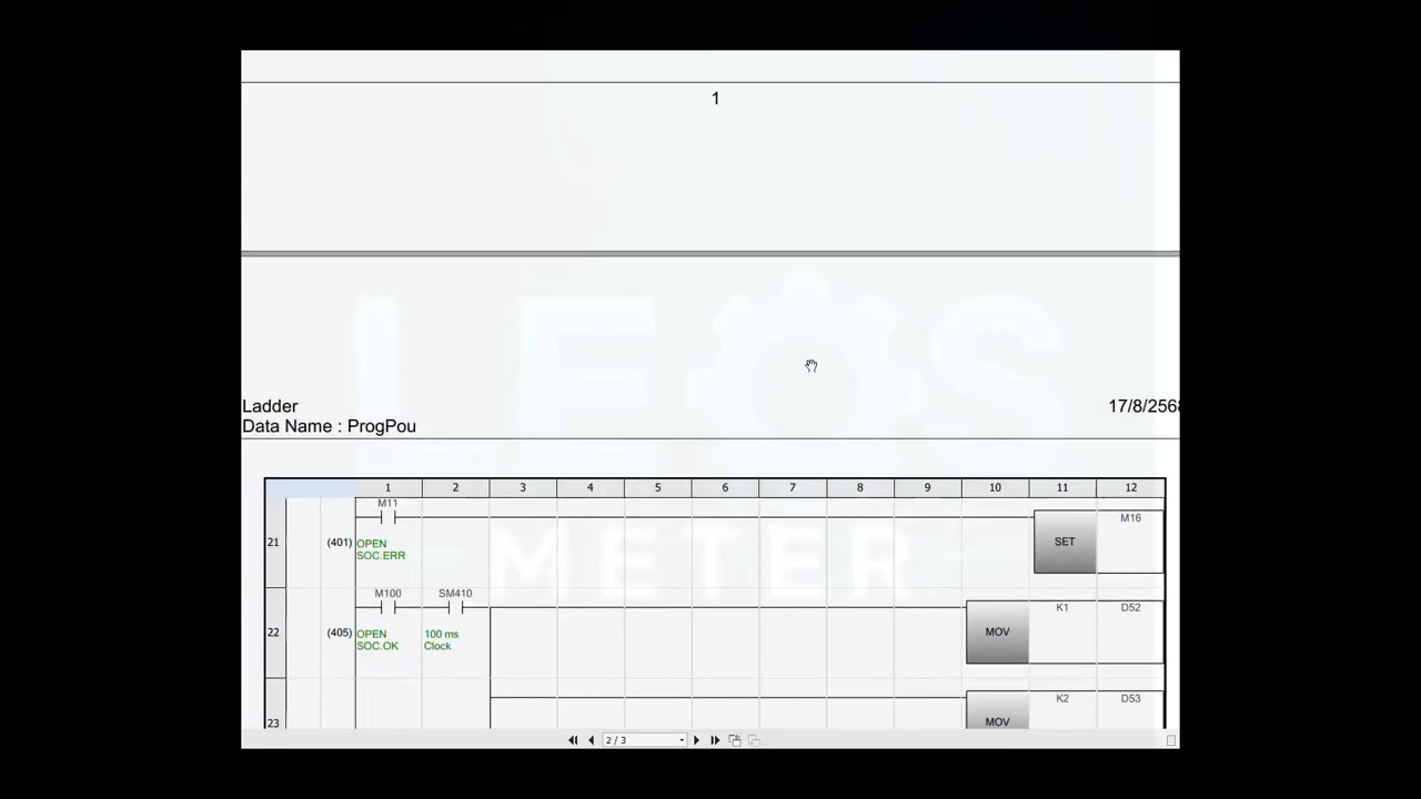 FX5U TCP Ladder PLC [Chapter11 END]