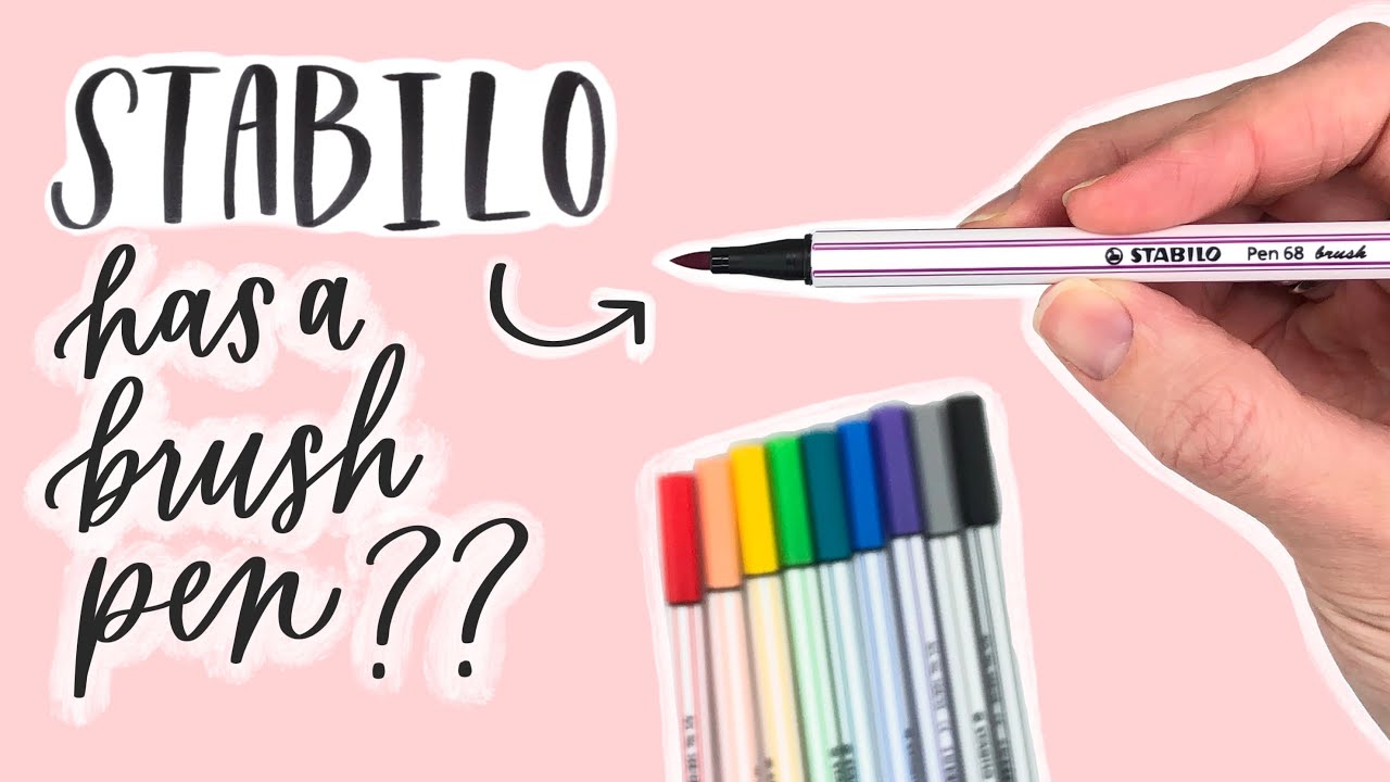 STABILO BRUSH PENS?? Are they worth the cost for hand lettering beginners?