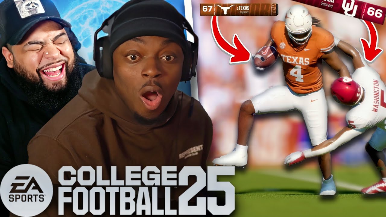 Texas VS Oklahoma Almost ruined My friendship! College Football 25!