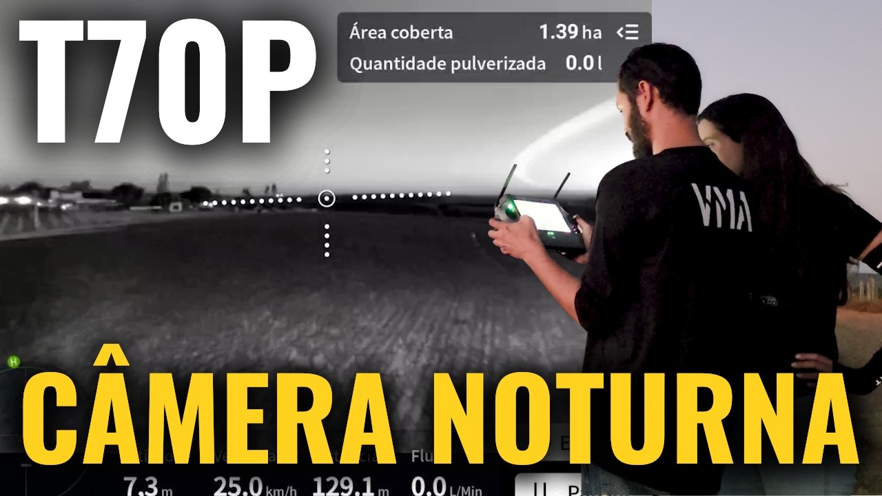 A câmera noturna do T70P é realmente boa? Testando na prática!