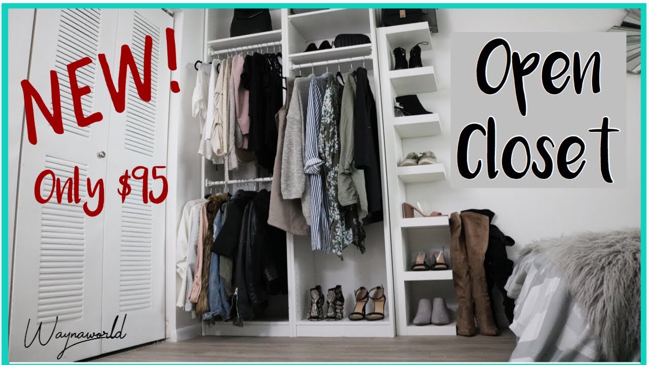 My Open Closet/Wardrobe from IKEA | PAX Closet System for Cheap