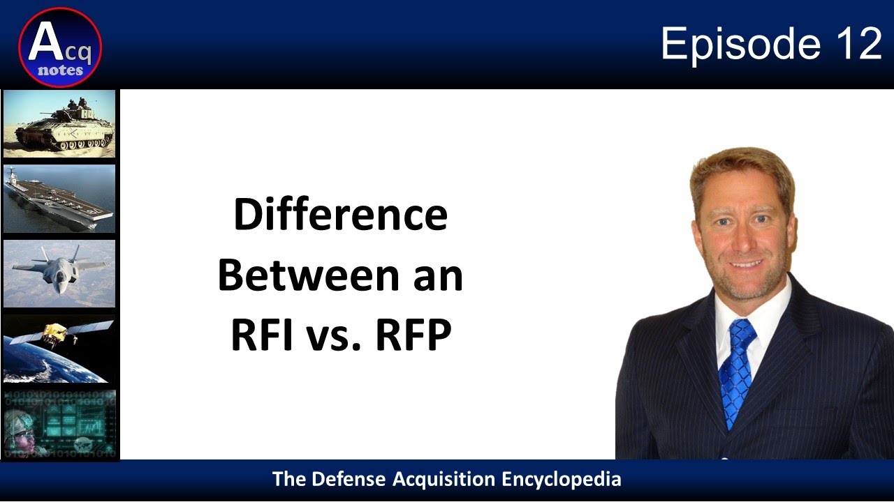 Episode 12: What's the difference between an RFI vs. RFP