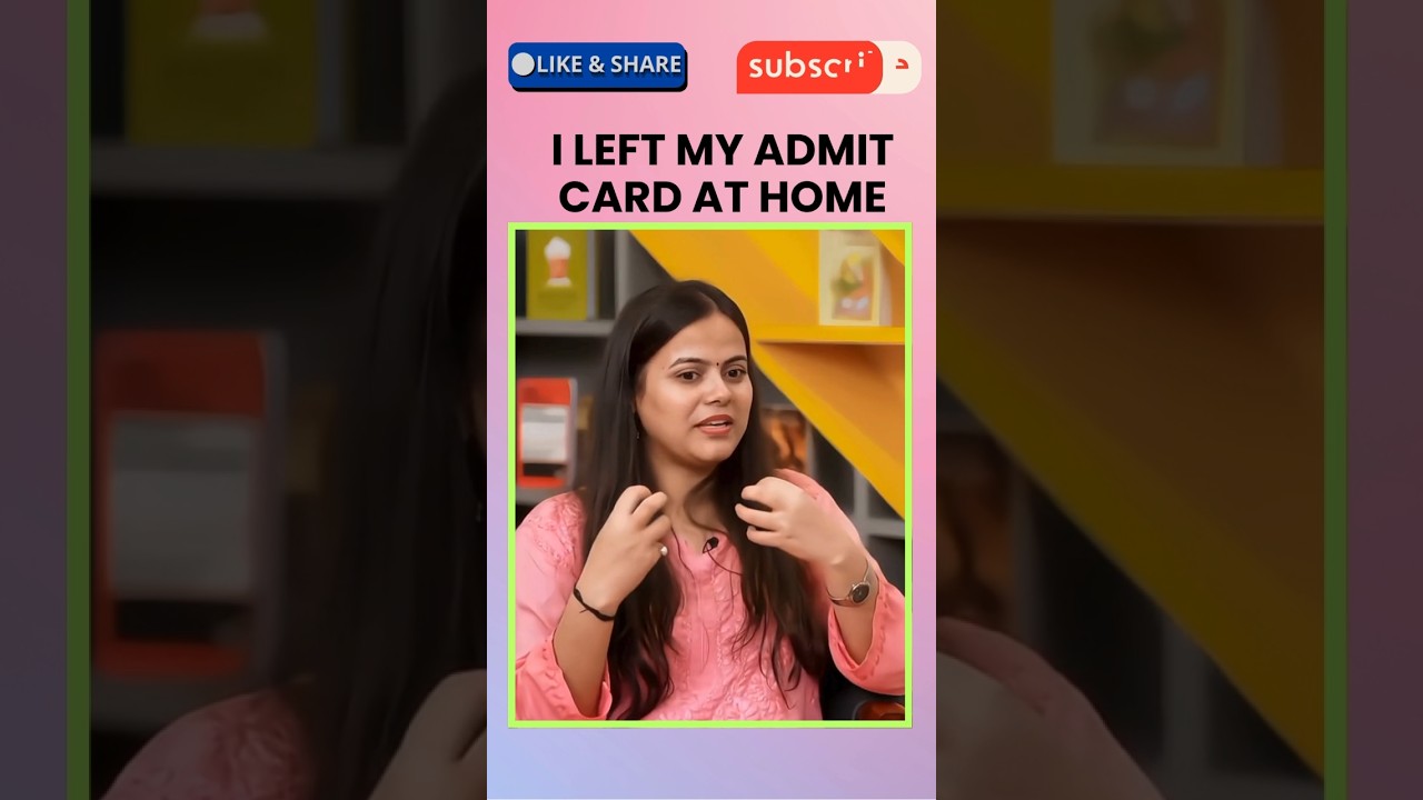 I Left My Admit Card At Home | UPSC Topper Shakti Dubey | @VisionIASdelhi #upsc2025 #ias