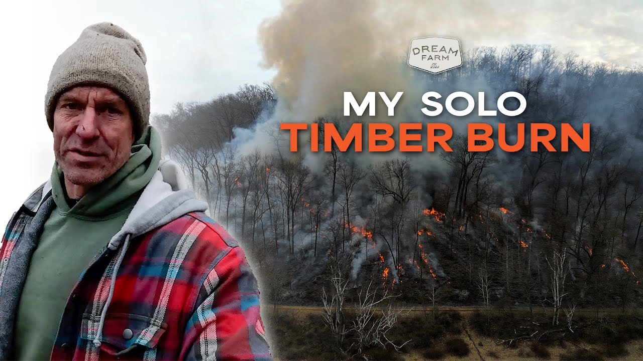 One-Man Timber Burn - Do it without a Crew | Dream Farm w/ Bill Winke