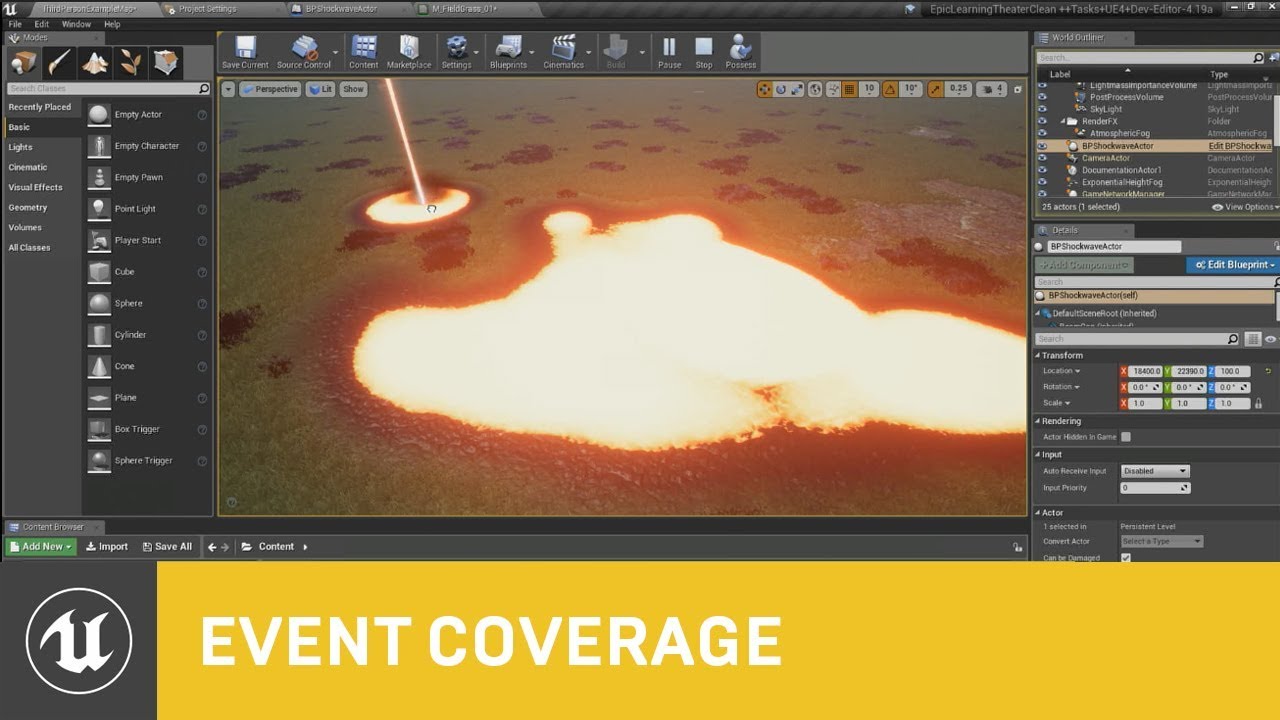 Building High-End Gameplay Effects with Blueprint