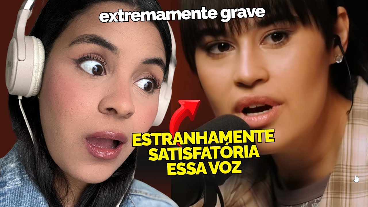PROF DE CANTO REAGINDO A DIANA ANKUNDINOVA - UMA VOZ EXTREMAMENTE GRAVE
