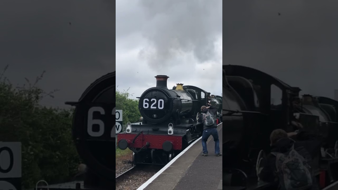 7828 ‘odney manor’ and 6990 ‘witherslack hall’ double header (the west Somerset railway)