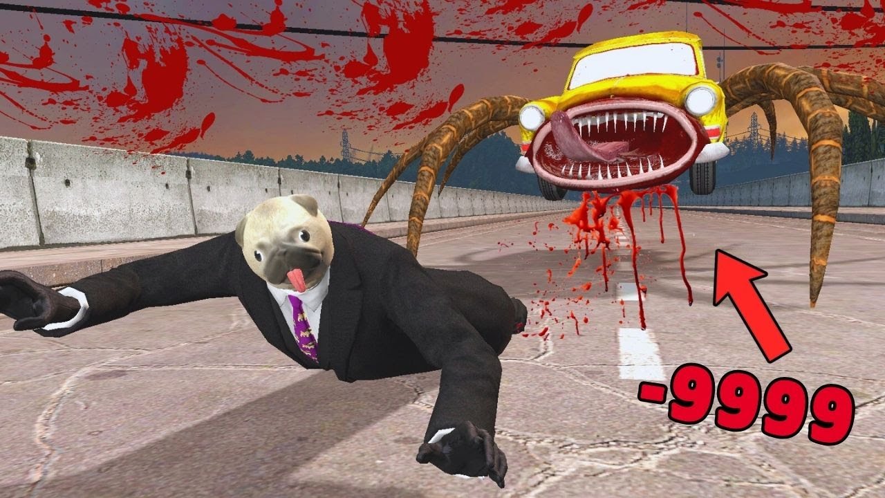 KANLI ARABA PEŞİMDE KAÇMAYA ÇALIŞIYORUM NE YAPICAM GARRY'S MOD