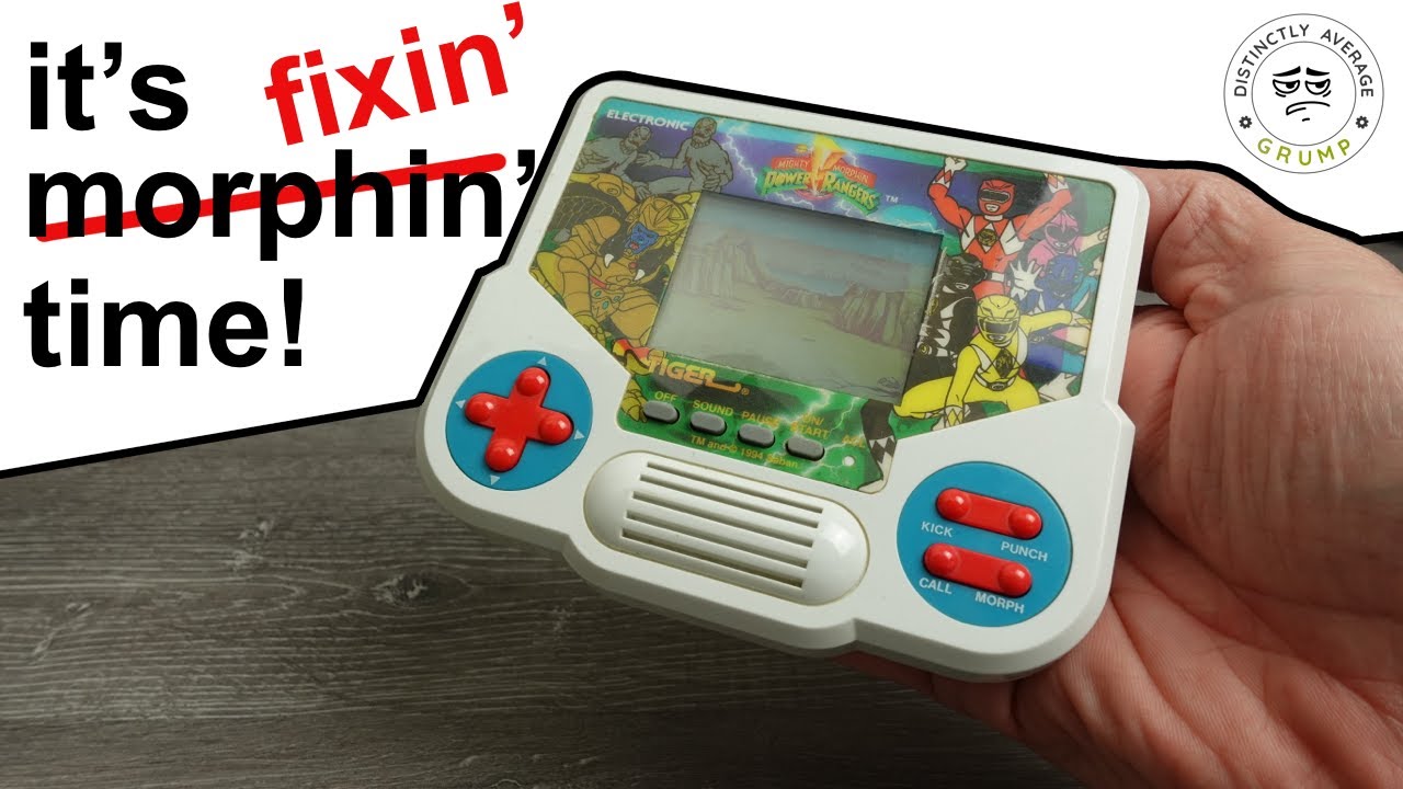 Tiger Electronics POWER RANGERS Handheld Video Game | Can I FIX it? | UNEDITED - Watch in REAL time!
