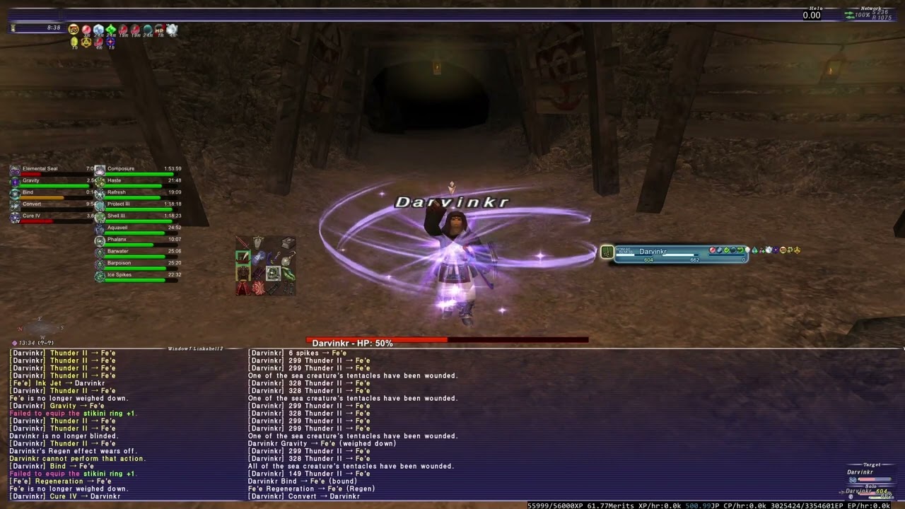 FFXI BCNM Lv 60 Up in Arms (Kraken Club fight) RDM solo