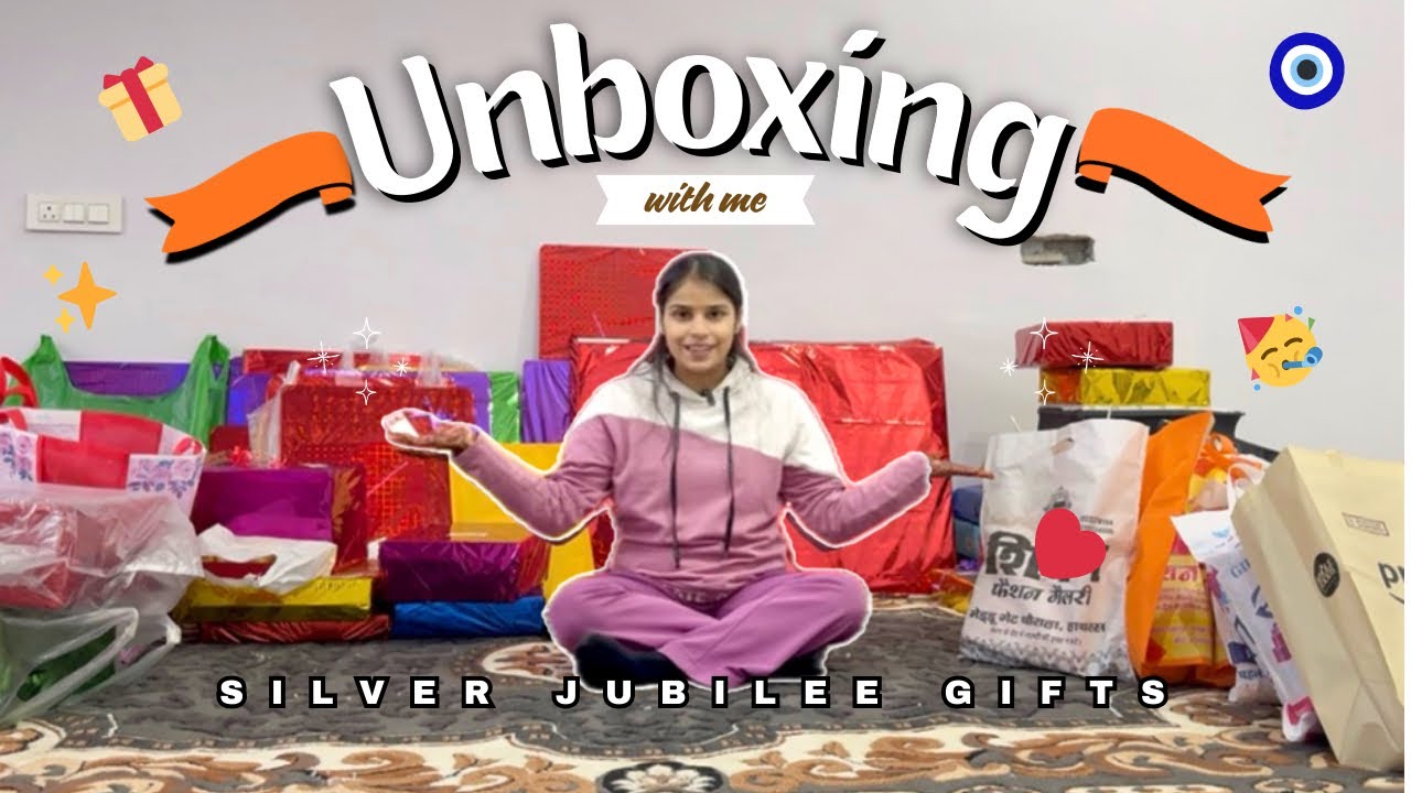 Silver Jubilee Gifts Reveal💍🎁 | Unboxing With Me | 25th Special