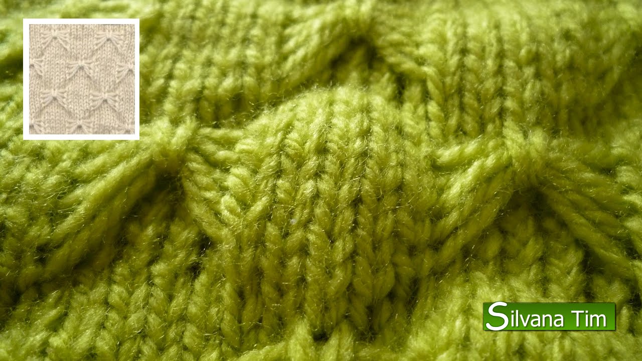 PUNTO MARIPOSA Tejido con dos Agujas / Silvana Tim # 13