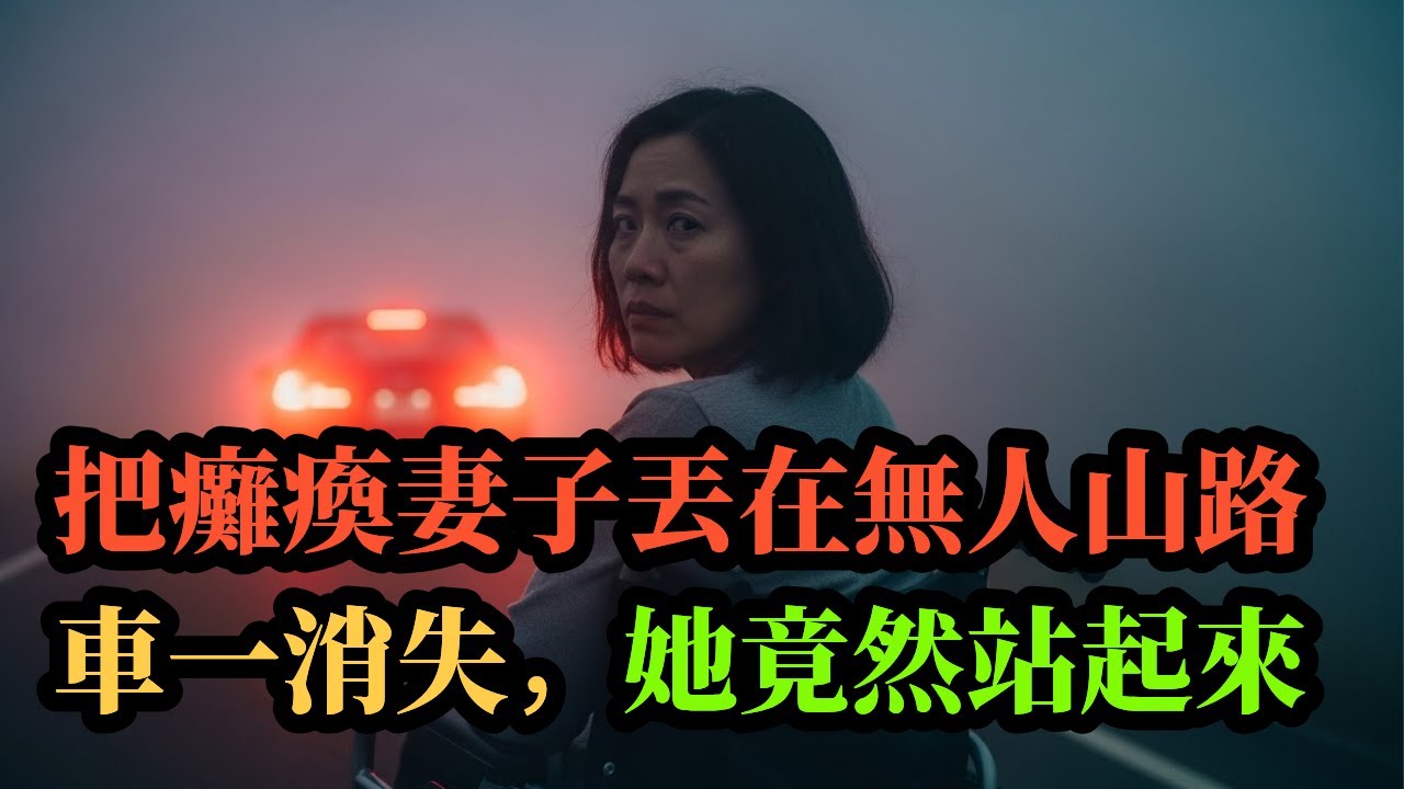 被丟在荒山的下半身癱瘓妻子，丈夫的車一消失，她竟然站了起來⋯⋯｜人生故事｜有聲書