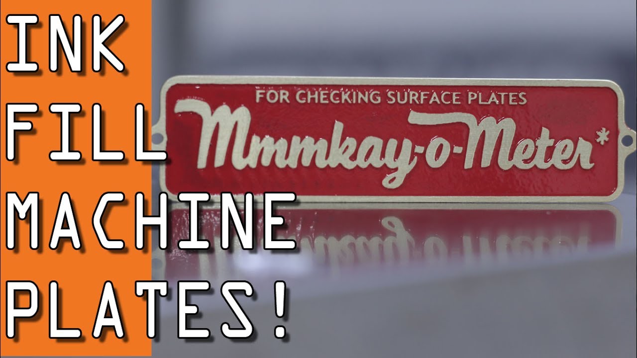 Как сделать латунные пластины для машинной заливки чернилами! WW156