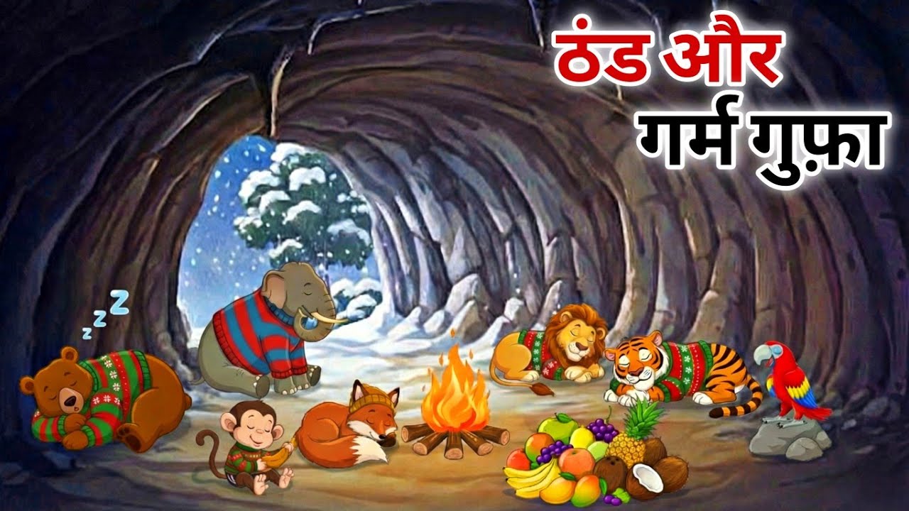ठंड और गर्म गुफा | Thand Aur Garm Gufa | Hindi Kahaniyan | Moral Stories | #hindikahanian 
