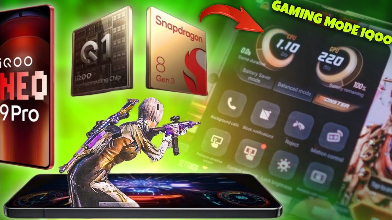 😍IQOO NEO 9 PRO ALL GAMING MODE FEATURE EXPLAINED🚀