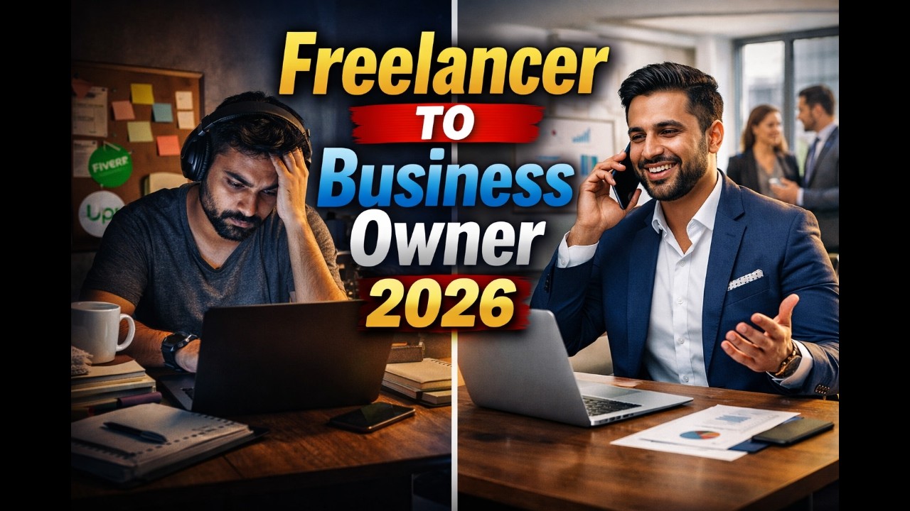Freelancer to Business Owner 2026 - Expert Guide In Seven Steps - Start Your Own Agency