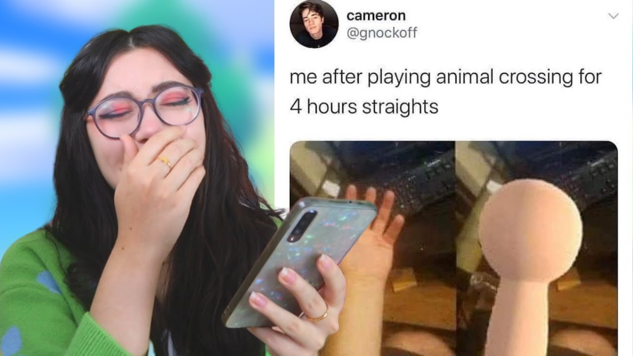 reacting to the FUNNIEST Animal Crossing memes