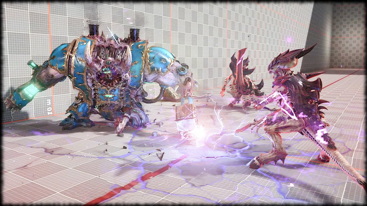 Space Marine 2 - Helbrute VS Tyranids - NPC Wars