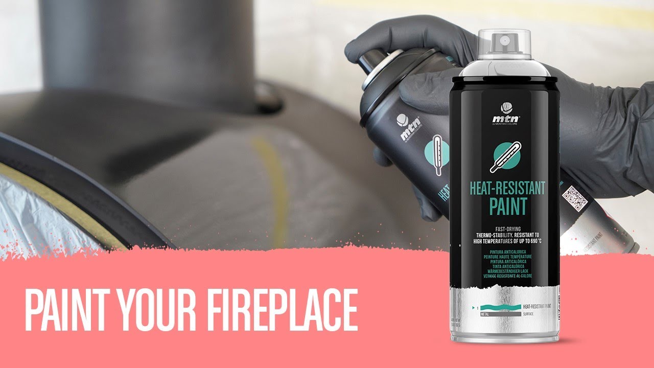 How to paint fireplaces and gas heaters with the MTN PRO Heat-Resistant Paint