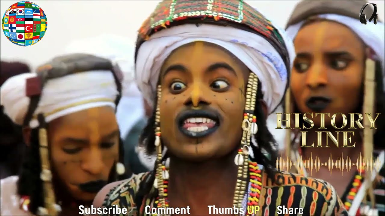 Wodaabe. Gerewol dance, GEREWOL FESTIVAL, YAAKE DANCE, Guerewol Festival, Chad, Niger. Gerewol festa