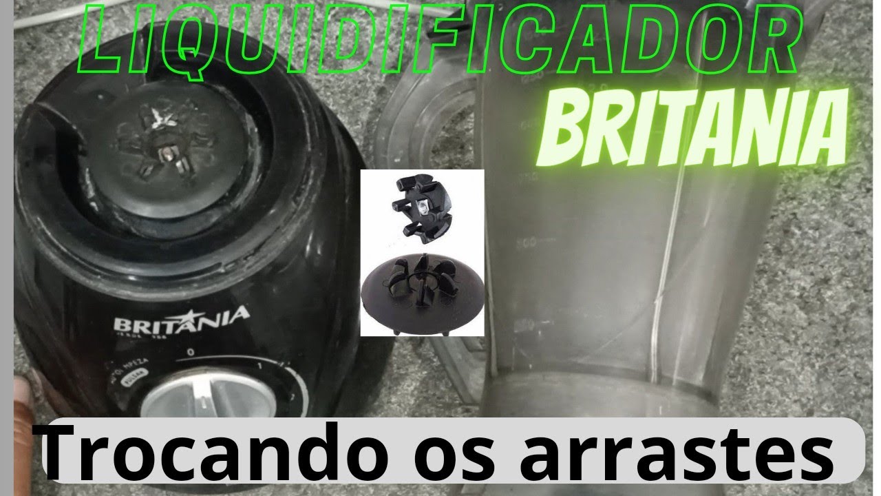 Liquidificador Britânia Trocando os Arrastes