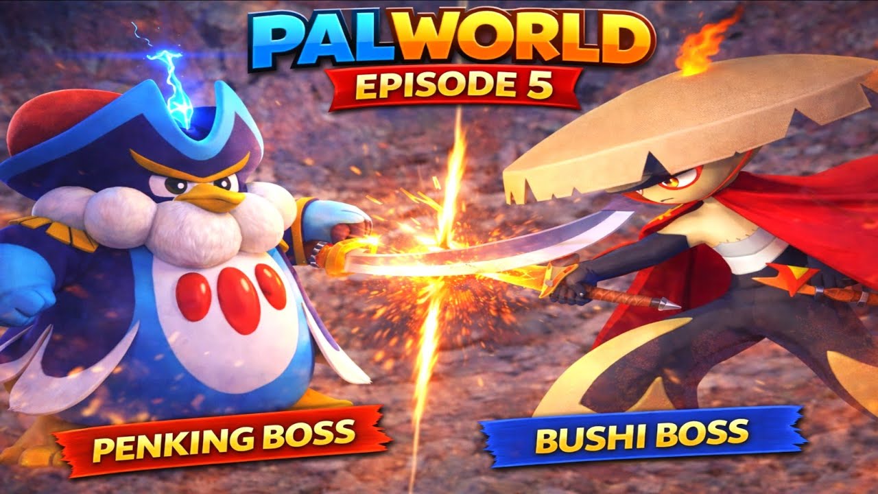 Wildlife Sanctuary & Bushi Boss Fight 😎Palworld Epi 05
