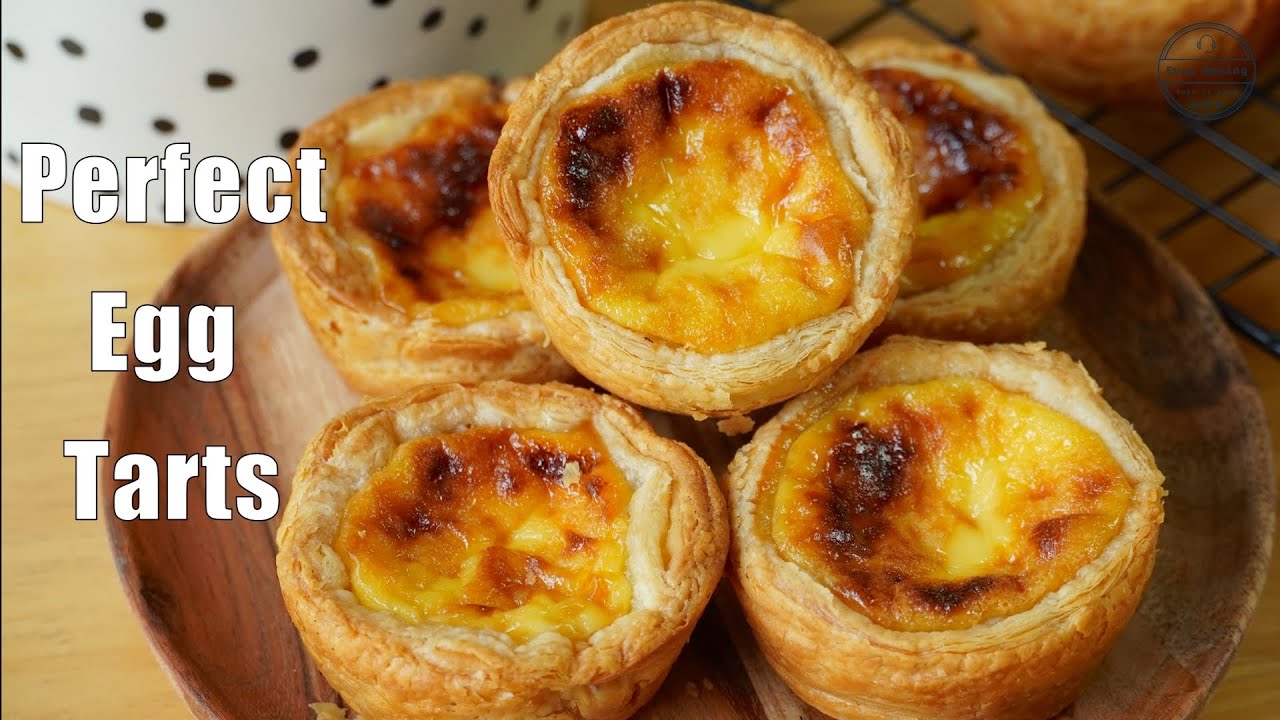 How to make Portuguese Egg Tarts | Crispy and Fluffy Egg Tart Dough