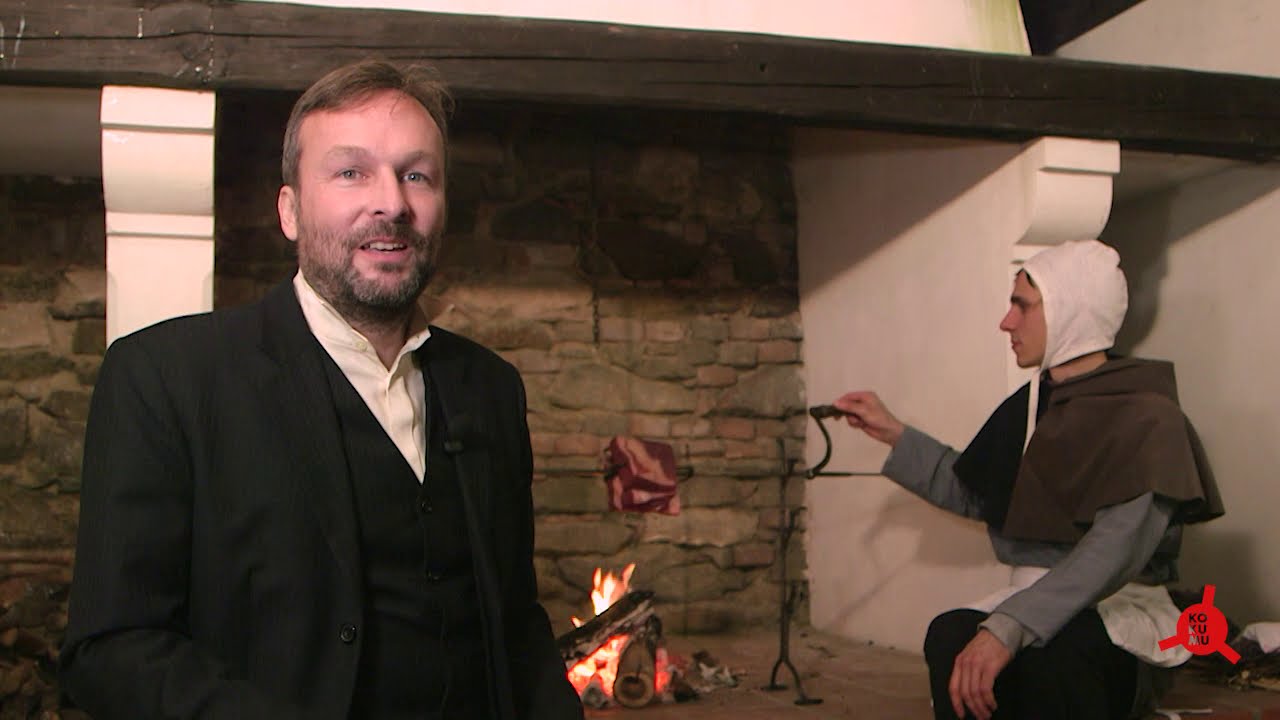 Rinderbraten am historischen Drehspieß. Ein italienisches Rezept aus dem 14. Jahrhundert