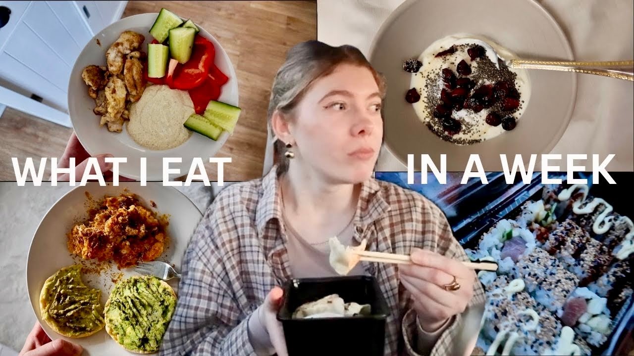 WHAT I EAT IN A WEEK🍱🥑🍕(realer geht‘s nicht😂)