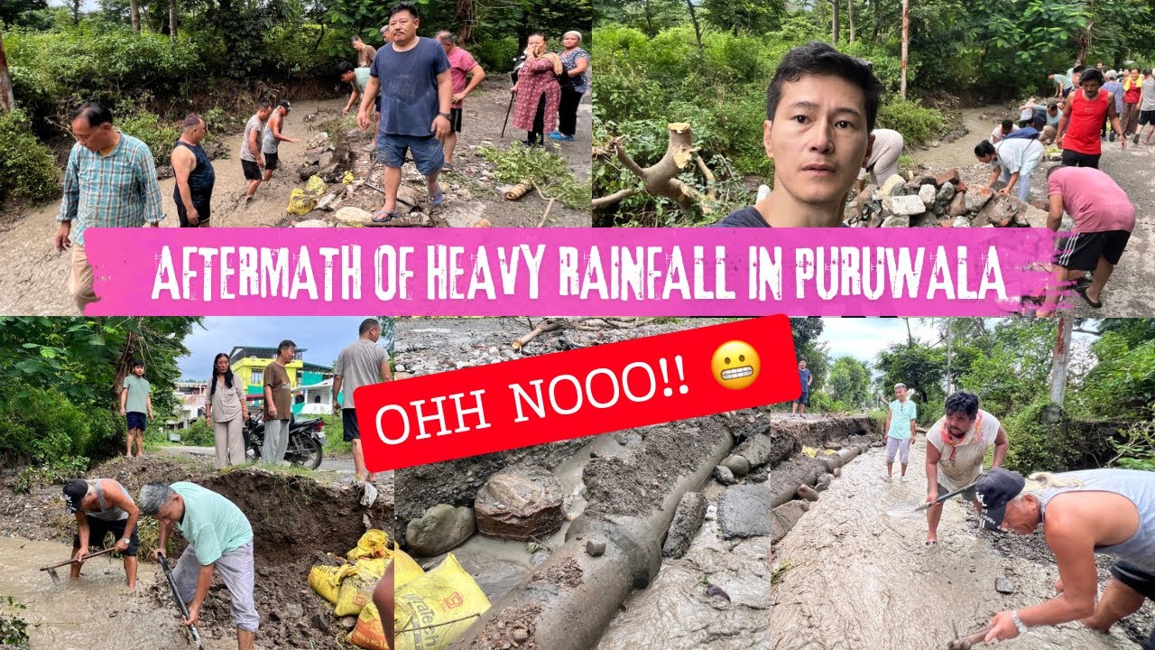 Aftermath of Heavy Rainfall at Puruwala 