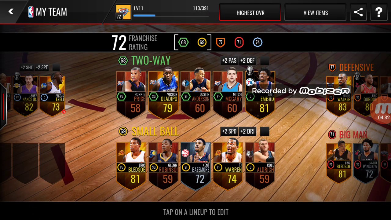 NBA Live Mobile ep. 1 - opening!