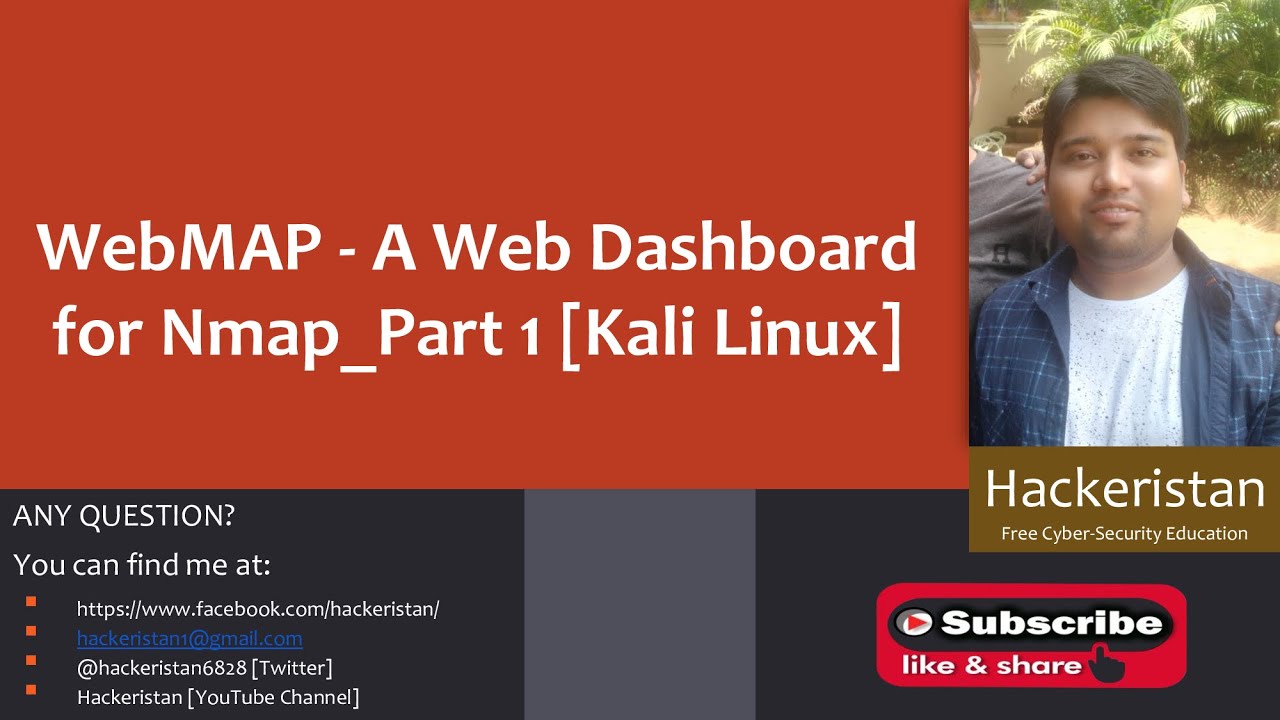 WebMAP - A Web Dashboard for Nmap_Installation Part 1 [Kali Linux]