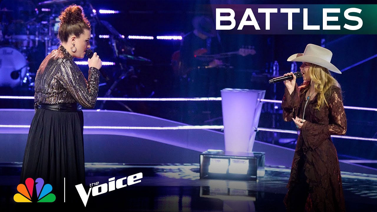 Allie Rae and Harmony OWN the Stage With &ldquo;Ain&rsquo;t No Sunshine&rdquo; | The Voice Battles | NBC