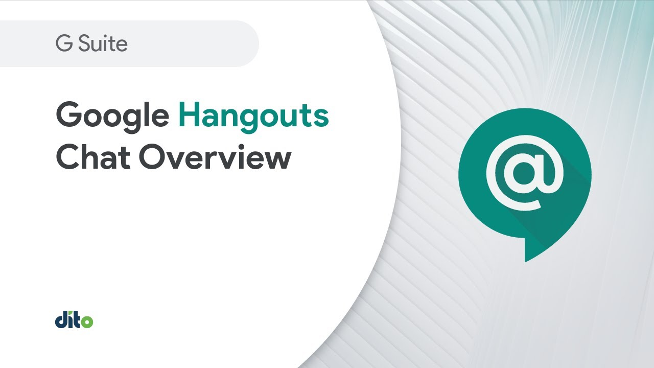 Google Hangouts Chat overview demo