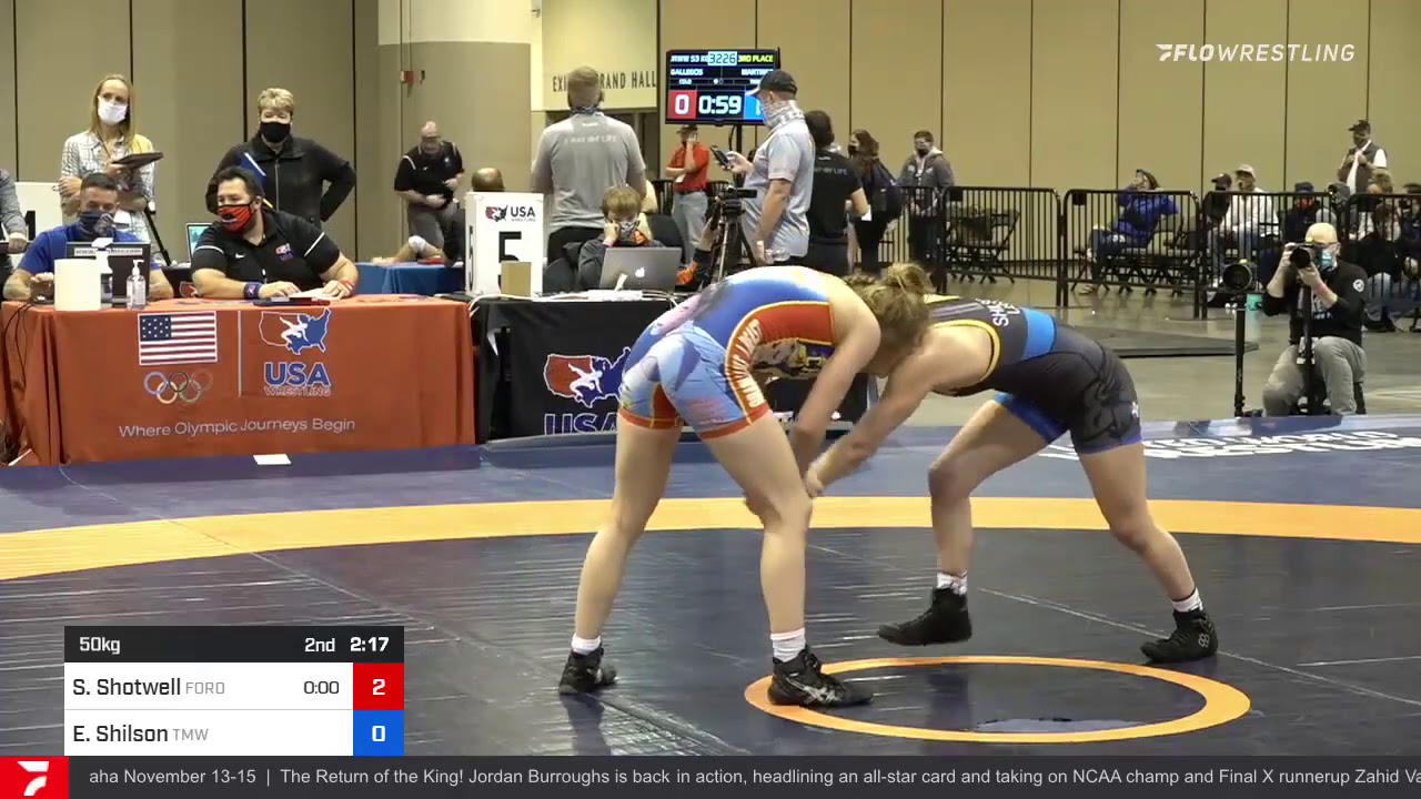 50 Kg Final Salyna Shotwell FordDynastyWrestlingClub Vs Emily Shilson TMWC Twin Cities RTC