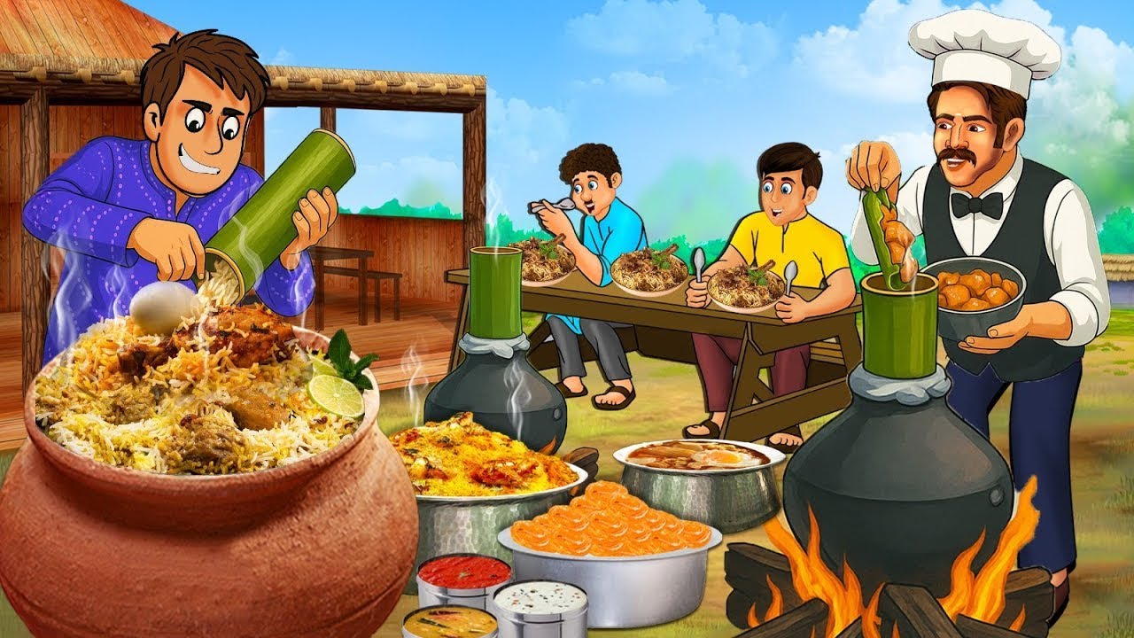 بانس پاٹ چکن بریانی بیچنے والا | Urdu Stories | Bedtime stories in Urdu | Moral Stories
