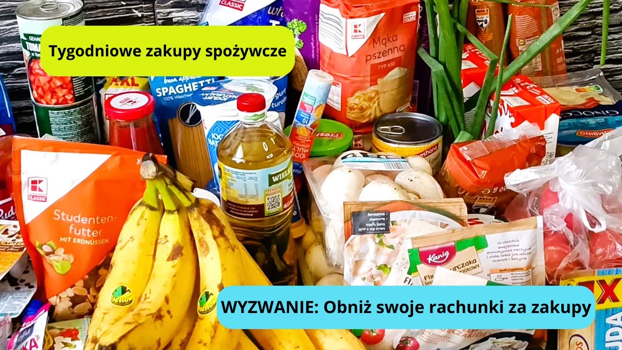WYZWANIE Obniż swoje rachunki za zakupy spożywcze| zakupy na cały tydzień