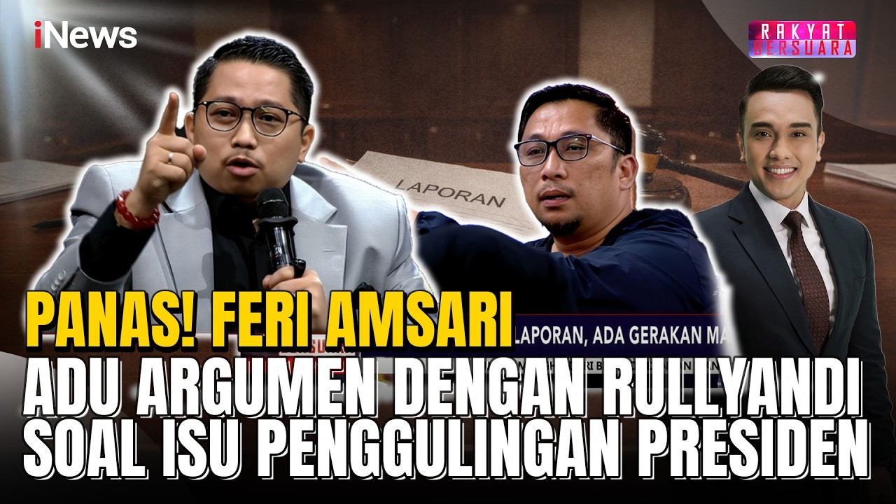 DEBAT SENGIT! Feri Amsari Vs Rullyandi soal Ajakan Penggulingan Presiden, Makar atau Tidak?