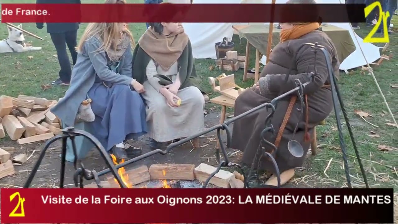 Visite de la Foire aux Oignons 2023: LA MÉDIÉVALE DE MANTES