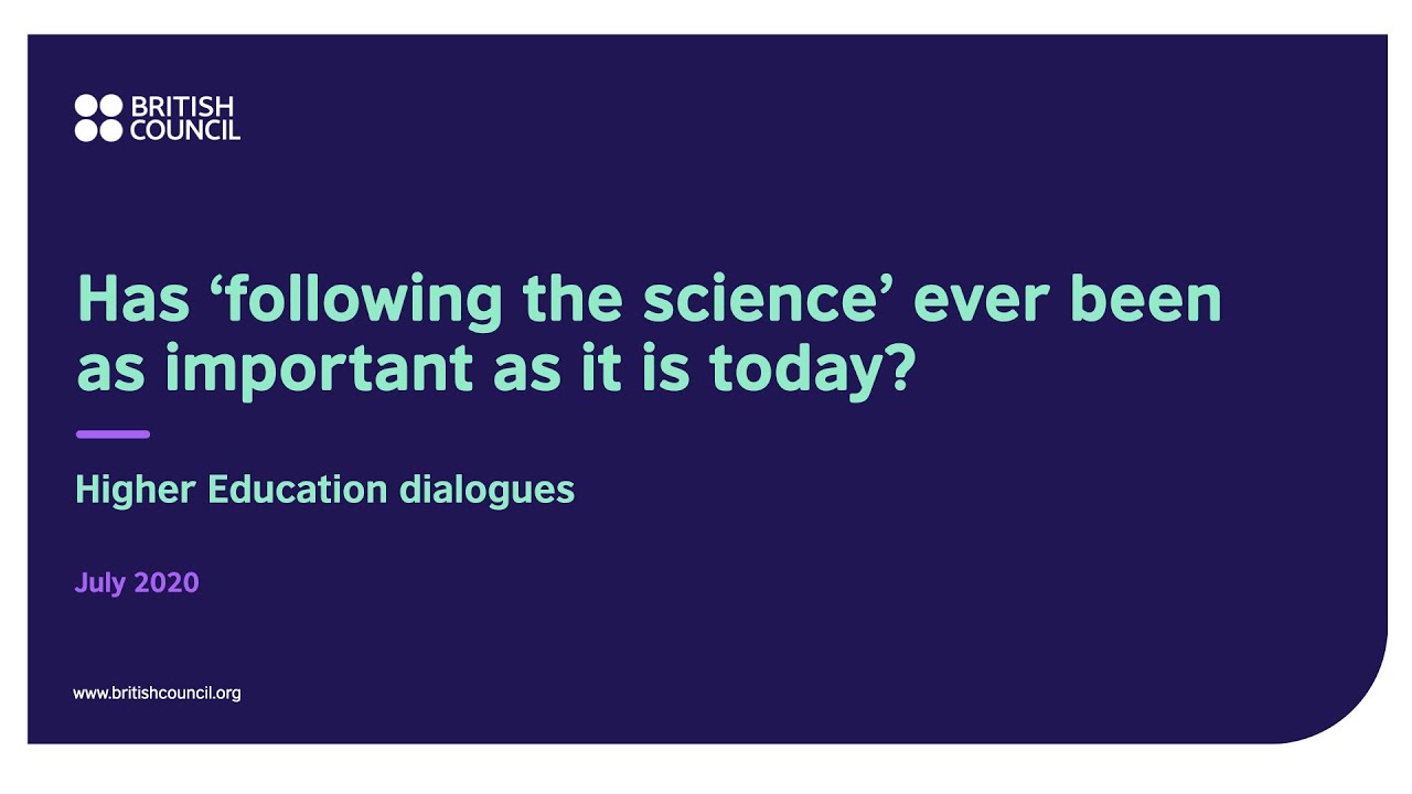 Has 'following the science' ever been as important as it is today?